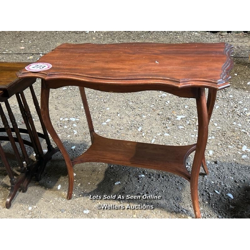 273 - A c.1900's occasional table, 70cm (h) x 78cm (w) x 41cm (d) / Please bring equipment and labour to a... 