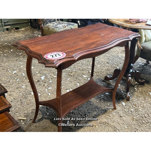 273 - A c.1900's occasional table, 70cm (h) x 78cm (w) x 41cm (d) / Please bring equipment and labour to a... 