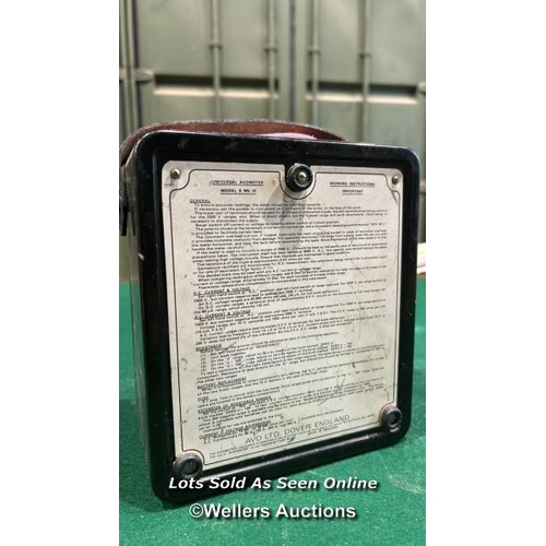 350 - A universal AVO meter / Please bring equipment and labour to assist with removal of all lots. All lo... 