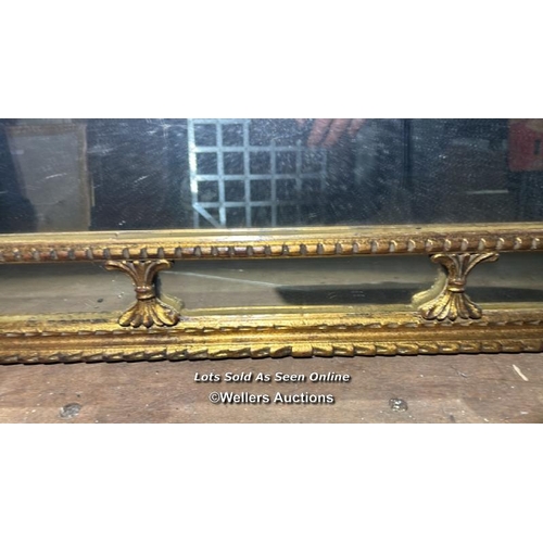 410 - A modern 19th century French style guilded mirror, 64cm (h) x 98cm (w) / Please bring equipment and ... 