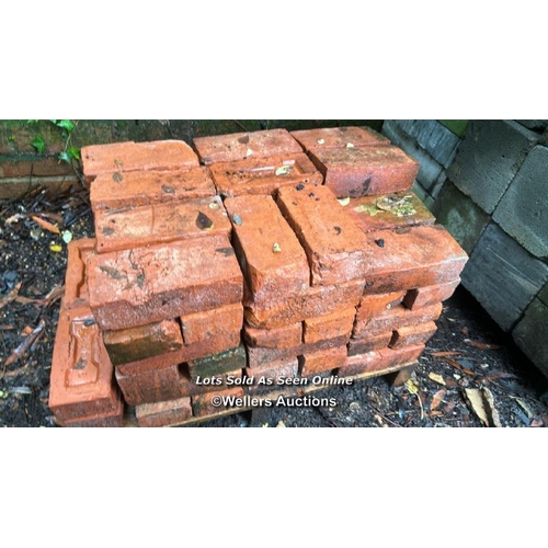 463 - Pallet of approx. x75 Selbourne bricks, 7cm (h) x 21cm (w) x 10cm (d) (no lifting equipment on site,... 