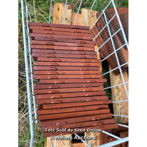 478 - Assorted quarry tiles (no lifting equipment on site, buyer must be prepared with suitable labour for... 