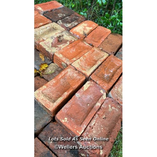 480 - x180 Georgian soft red bricks (no lifting equipment on site, buyer must be prepared with suitable la... 