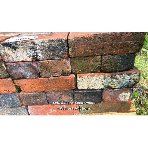 480 - x180 Georgian soft red bricks (no lifting equipment on site, buyer must be prepared with suitable la... 