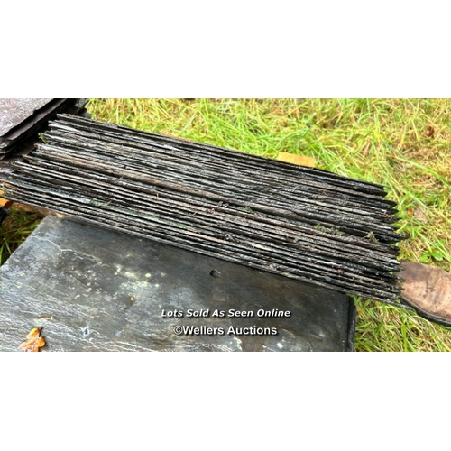 481 - Approx. x100 roofing slates (no lifting equipment on site, buyer must be prepared with suitable labo... 