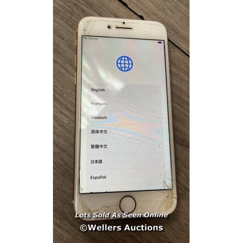 9099 - APPLE IPHONE 8 / A1905 / 64GB / I-CLOUD UNLOCKED / SERIAL NO. FFMXP3L6JC69 / SEE IMAGES