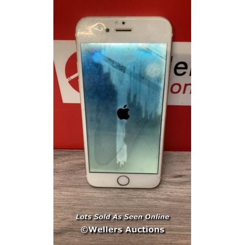 9103 - APPLE IPHONE 6 / A1586 / 16GB / I-CLOUD LOCKED / SERIAL NO. F78PT2F3G5MQ / SCREEN DAMAGE