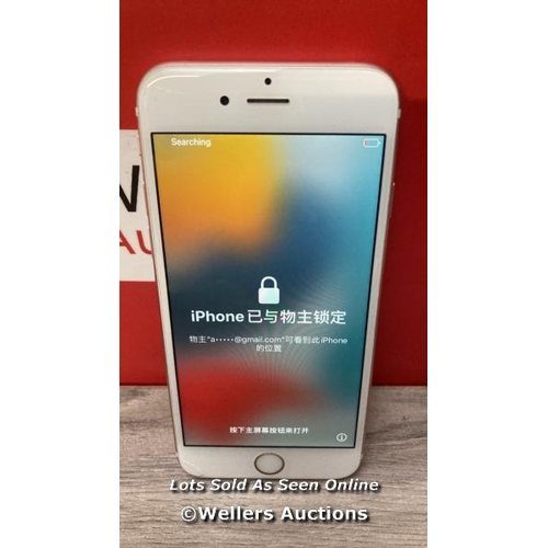 9119 - APPLE IPHONE 6S / A1688 / 32GB / I-CLOUD LOCKED / SERIAL NO. FK1WTBAXHFLW / SEE IMAGES