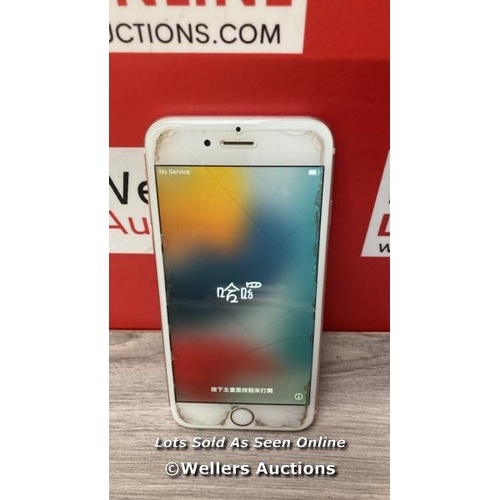 9121 - APPLE IPHONE 6S / A1688 / 32GB / I-CLOUD LOCKED / SERIAL NO. FFMSDLR6HFLW / SEE IMAGES