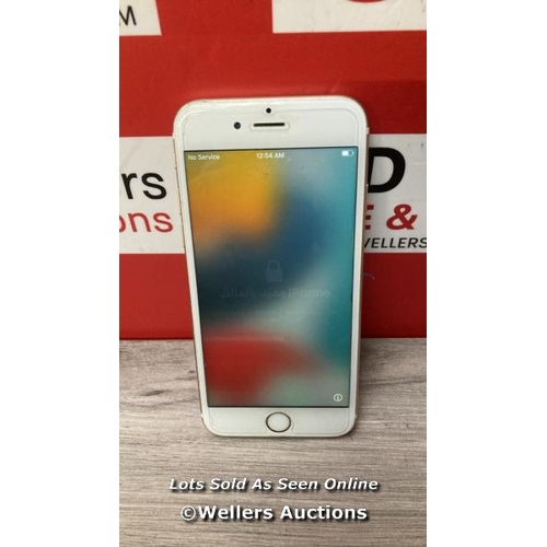 9130 - APPLE IPHONE 6S / A1633 / 64GB / I-CLOUD LOCKED / SERIAL NO. C7JS10SJGRXY / SEE IMAGES