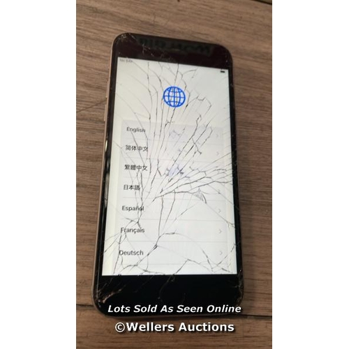 9131 - APPLE IPHONE 6S / A1688 / 64GB / I-CLOUD LOCKED / SERIAL NO. DNPRJ5Y3GRY9 / SCREEN DAMAGED