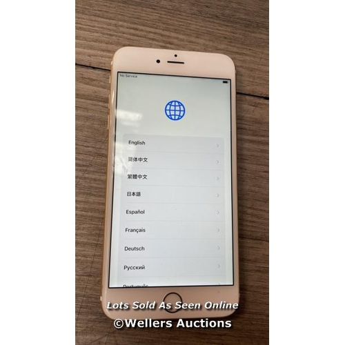 9148 - APPLE IPHONE 6S+ / A1699 / 128GB / I-CLOUD LOCKED / SERIAL NO. F2LWC3D8GRXH / SEE IMAGES