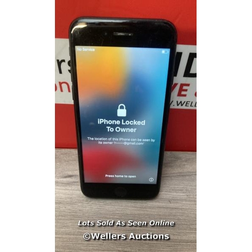 9150 - APPLE IPHONE 7 / A1778 / 32GB / I-CLOUD LOCKED / SERIAL NO. FYLV923KHG7F / SEE IMAGES