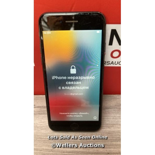 9154 - APPLE IPHONE 7 / A1778 / 32GB / I-CLOUD LOCKED / SERIAL NO. DX4X609SHG7F/ SEE IMAGES