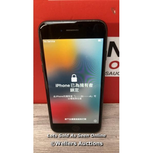 9155 - APPLE IPHONE 7 / A1778 / 32GB / I-CLOUD LOCKED / SERIAL NO. F71Y7EDKHG7F / SEE IMAGES