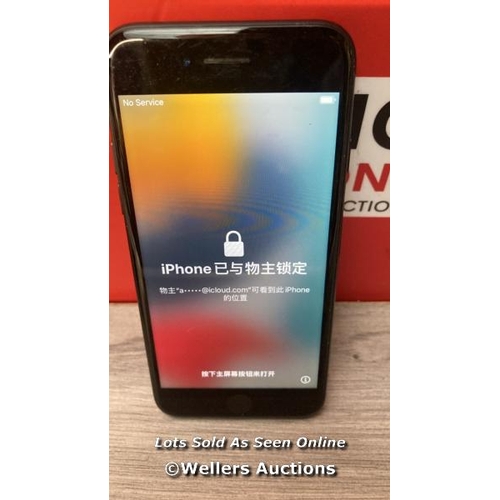 9156 - APPLE IPHONE 7 / A1660 / 32GB / I-CLOUD LOCKED / SERIAL NO. F71SXV2LHG6W / SEE IMAGES