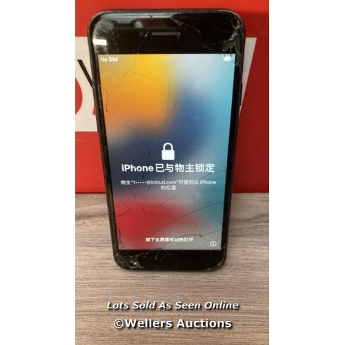 9179 - APPLE IPHONE 7 / A1778 / 32GB / I-CLOUD LOCKED / SERIAL NO. DX3YR4W4HG7F / SEE IMAGES / DAMAGED SCRE... 