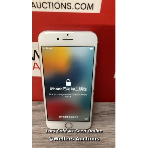 9185 - APPLE IPHONE 7 / A1778 / 32GB / I-CLOUD LOCKED / SERIAL NO. F71T55JNG7J  / SEE IMAGES