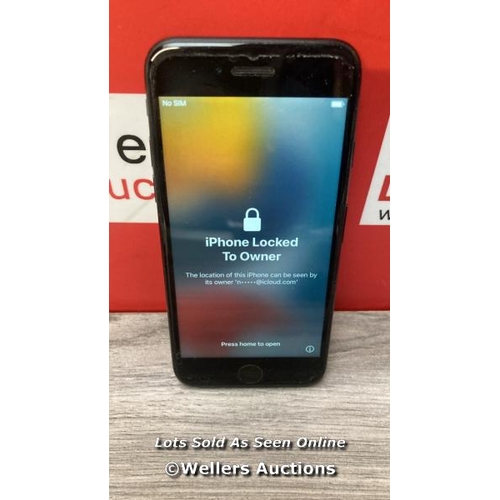 9192 - APPLE IPHONE 7 / A1778 / 256GB / I-CLOUD LOCKED / SERIAL NO. FK1S92JWHG7Q / SEE IMAGES