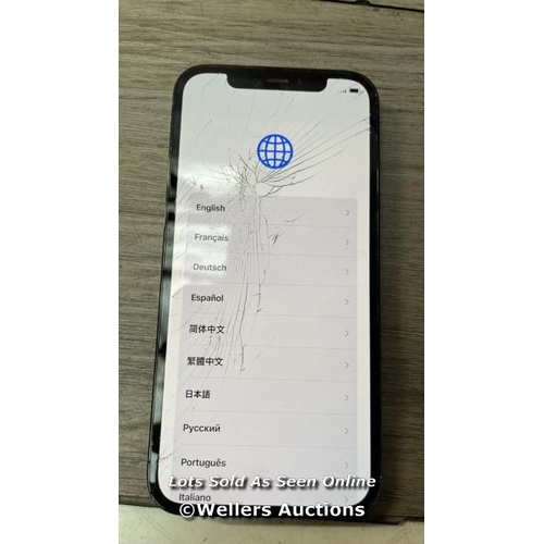 9228 - APPLE IPHONE 12 PRO / A2407 / 256GB / I-CLOUD LOCKED / SERIAL NO. HGXHV03B0D95 / SEE IMAGES / DAMAGE... 