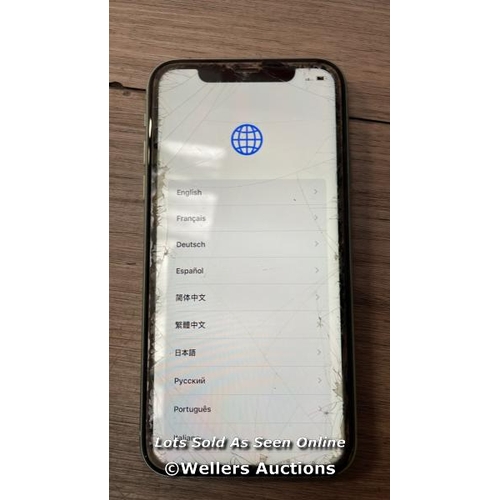 9299 - APPLE IPHONE 11 / A2221 / 128GB / I-CLOUD LOCKED / SERIAL NO. DNPZR1N0N73K / SEE IMAGES