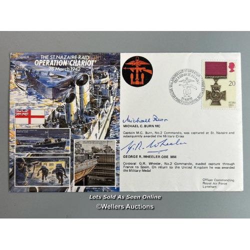 13 - Ten mixed WW2 commemorative first day covers of Colditz Oflag IVc, Commando Association Day 1971, St... 