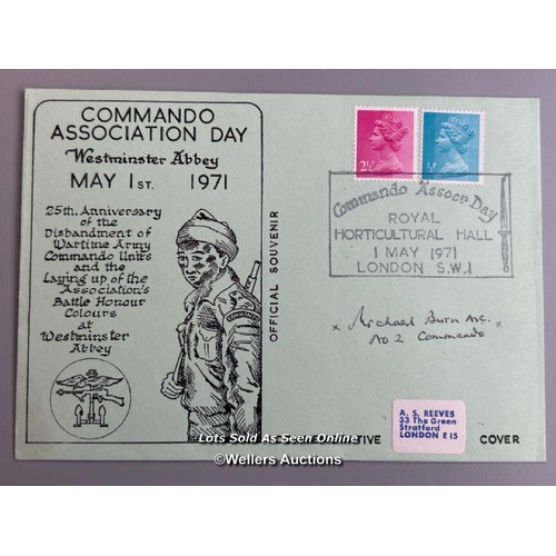 13 - Ten mixed WW2 commemorative first day covers of Colditz Oflag IVc, Commando Association Day 1971, St... 