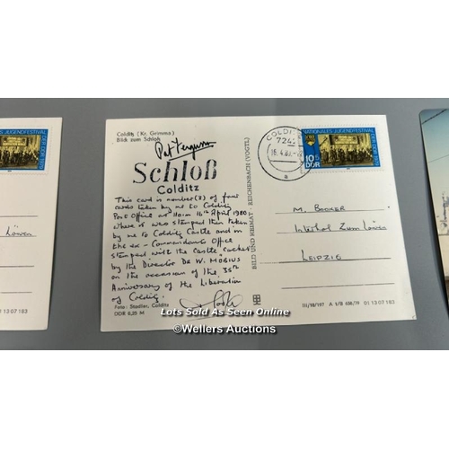 14 - Ten mixed post-war commemorative postcards of Colditz Oflag IVc from Michael Booker and Phillip Crou... 