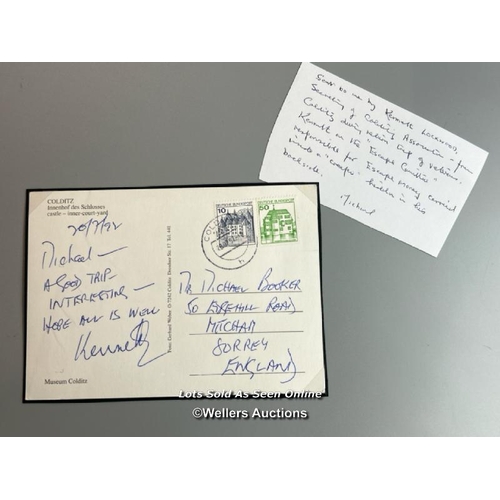 17 - Eleven mixed commemorative envelopes relating to Colditz Oflag IVc, signed by various prisoners of w... 