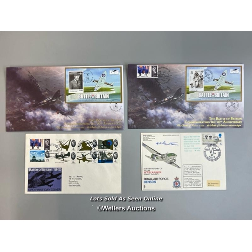 23 - Two unsigned commemorative first day covers of 