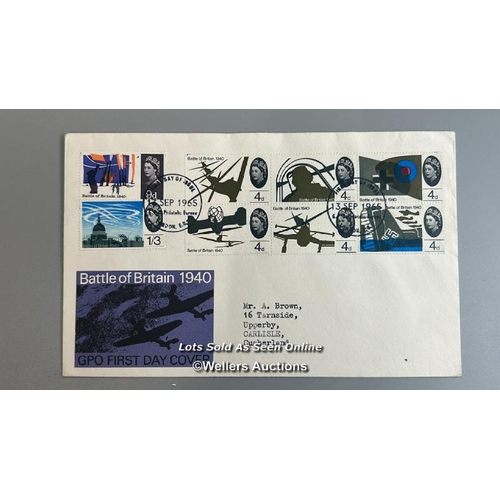 23 - Two unsigned commemorative first day covers of 