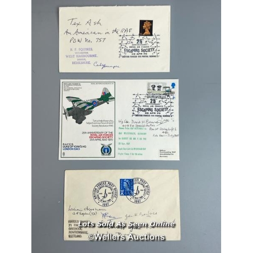 24 - Three signed commemorative first day covers including 