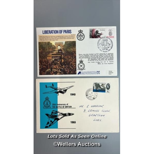 28 - Ten mixed commemorative first day covers and lettersheets of various WW2 events including 