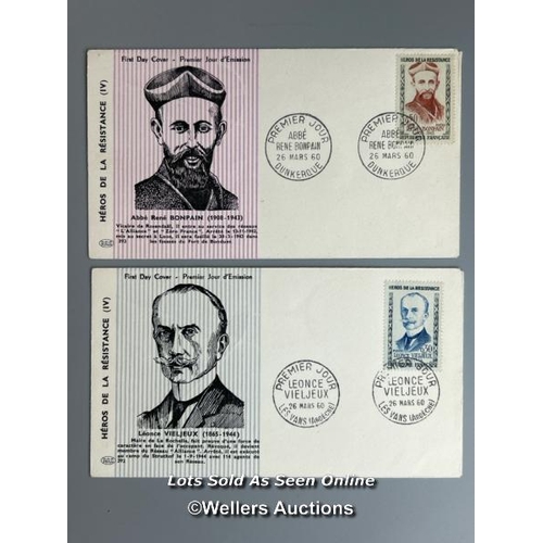 35 - Ten mixed unsigned commemorative first day covers and lettersheets relating to WW2. This lot include... 