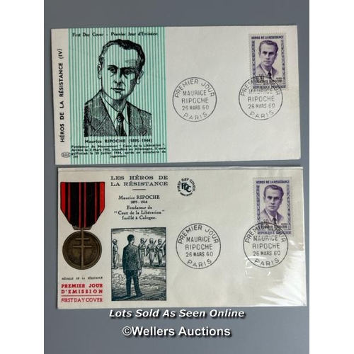 35 - Ten mixed unsigned commemorative first day covers and lettersheets relating to WW2. This lot include... 