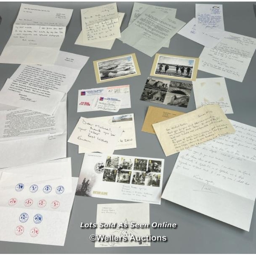 41 - A collection of postcards and personal letters and correspondence to Michael Booker from various sen... 