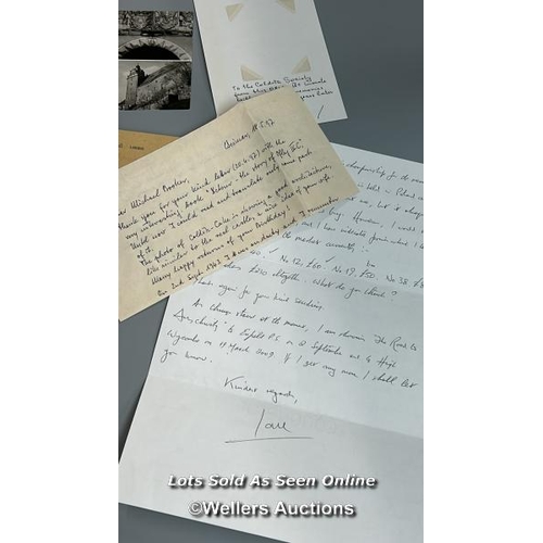 41 - A collection of postcards and personal letters and correspondence to Michael Booker from various sen... 