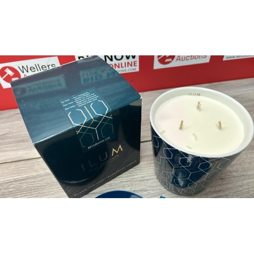 351 - MAX BENJAMIN ILUM BELGRAVIA LUX 715G SCENTED CANDLE WITH LID / APPEARS BRAND NEW / G28