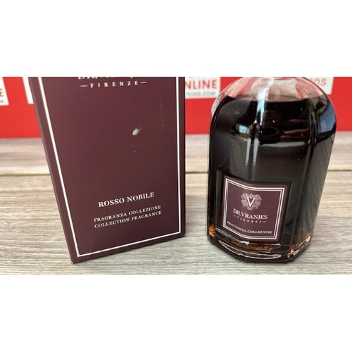 355 - DR. VRANJES FIRENZE ROSSO NOBILE 250ML DIFFUSER / APPEARS TO BE BRAND NEW / G28