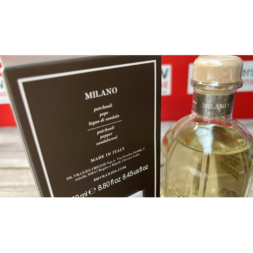 356 - DR. VRANJES FIRENZE MILANO 250ML REED DIFUSSER / APPEARS TO BE BRAND NEW / G28