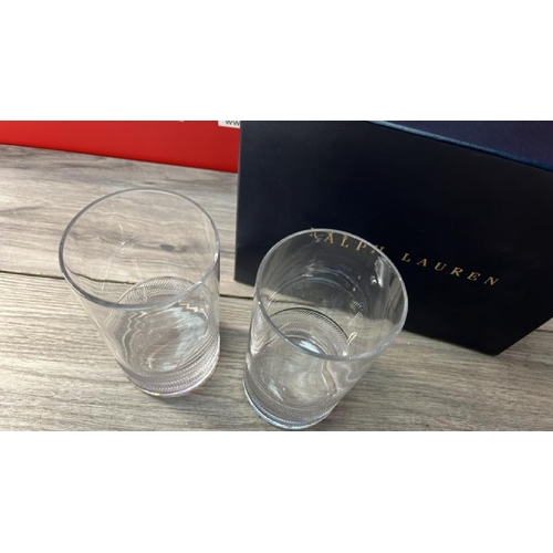 363 - RALPH LAUREN HOME REMY HIGHBALL GLASS SET / RRP: �120 / APPEARS TO BE BRAND NEW, WITH MINOR BOX IMPE... 