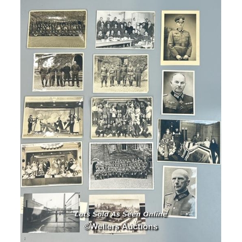 47 - A selection of original photographs  from Colditz Oflag IVc, depicting a Dutch Officers Concert, a g... 