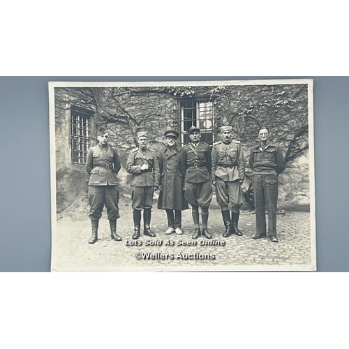 47 - A selection of original photographs  from Colditz Oflag IVc, depicting a Dutch Officers Concert, a g... 