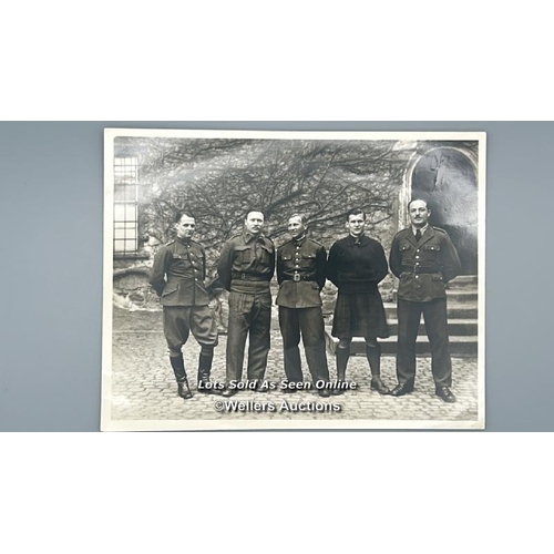 47 - A selection of original photographs  from Colditz Oflag IVc, depicting a Dutch Officers Concert, a g... 