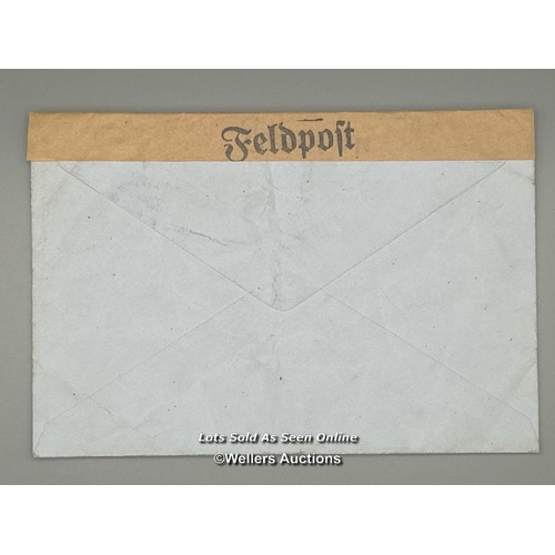 56 - A prop letter used in the BBC TV series Colditz (1972) addressed to Flight Lieutenant Phil Carringto... 