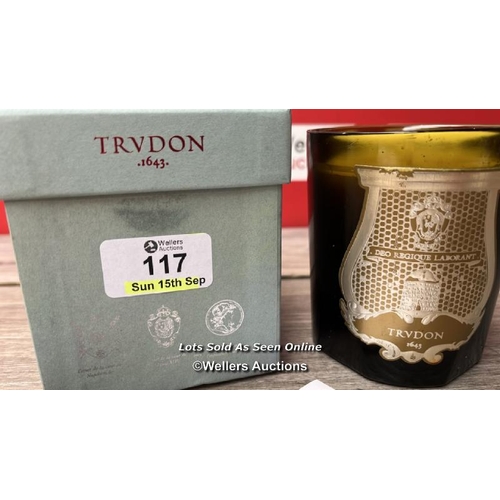 117 - TRUDON SPIRITUS SANCTI 270G CANDLE / APPEARS TO BE NEW IN AN OPEN BOX / RRP: �95 / G11