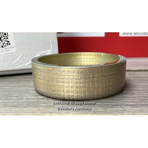 118 - LABRAZEL WOVEN MULTI SOAP DIS SILVER/GOLD / APPEARS TO BE NEW / RRP: �265 / G11