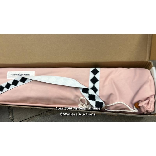 410 - BUSINESS & PLEASURE CO. AMALFI UMBRELLA PINK DIAMOND / APPEARS TO BE NEW, OPEN BOX / RRP: �199 / G10... 