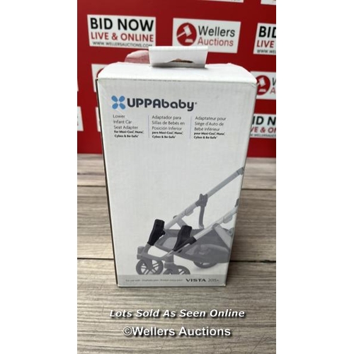 416 - UPPABABY  VISTA AND CRUZ UPPER CAR SEAT ADAPTER / BLACK / APPEARS NEW OPEN BOX / RRP �34.99 / T7