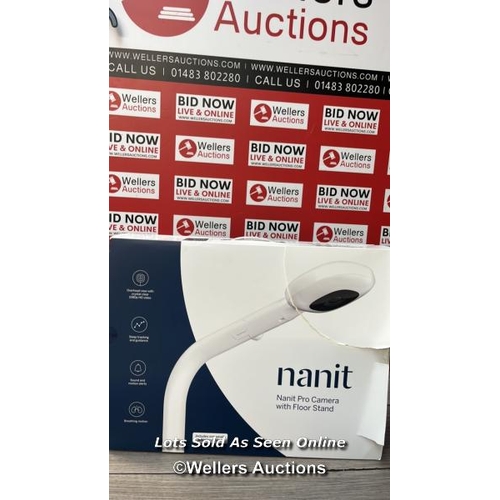 422 - NANIT PRO CAMERA AND FLOOR STAND / APPEARS NEW / WHITE / RRP �379.99 / T7